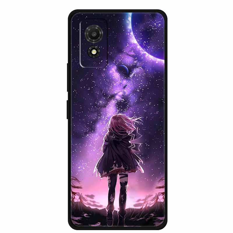 Hülle für TCL 501 Case T433D T433E Tiere Weiches Silikon Handyhülle für TCL 501 2024 Rückseite Schutzhülle Stoßfänger 6,78 Zoll Hülle