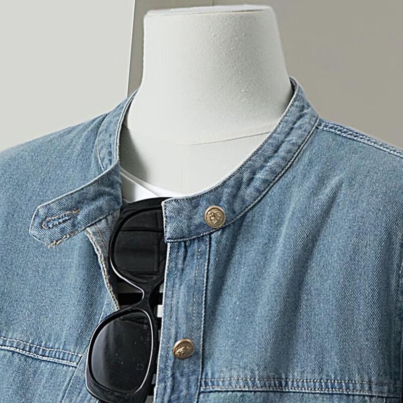 Women's Vintage Washed Loose-Fit Denim Jacket