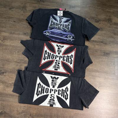 Y2K Washed Vintage T-shirt West Coast  Fashion Streetwear Graphics Print Casual Men Short Sleeve Tops Retro Oversize T Shirt
