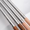 1Pair Stainless Steel Chopsticks Long Chopsticks Cook Noodles Deep Fried  Pot Chinese Chopsticks Reusable Metal Chopstick