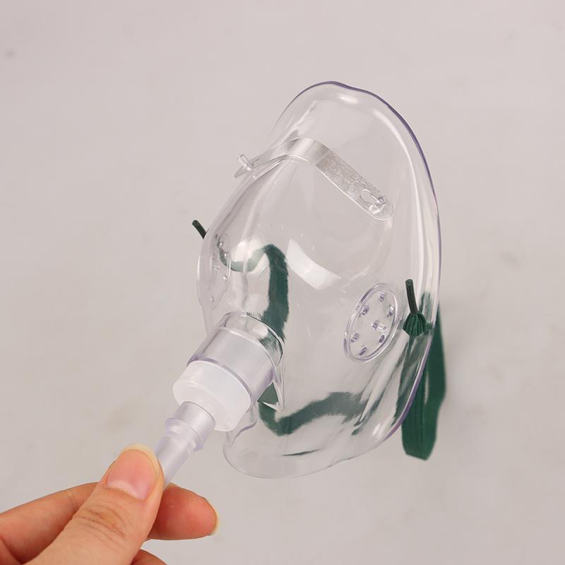 Adult Oxygen Mask With Tube Disposable Face Mask Shield Nebulizer Conduit Adult Oxygen Mask