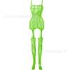 Sex clothes women's hollow stockings tight net clothes one-piece hanging adjustable shoulder straps