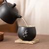 Schwarze Keramik Teetasse Meistertasse persönlich speziell hochwertig Teetasse einzeln Kung Fu Tee-Set Teetasse Teeschale Tasse