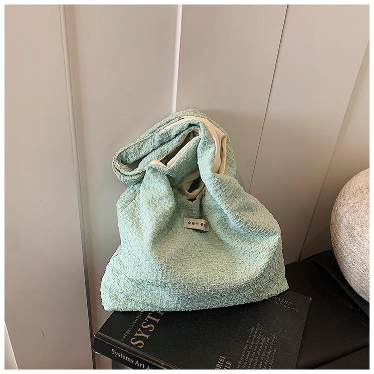 

Сумка большой вместимости, женская сумка-мессенджер для поездок на работу, новая тканевая сумка, на плечо, для отдыха, студенческая сумка-тоут зелёный