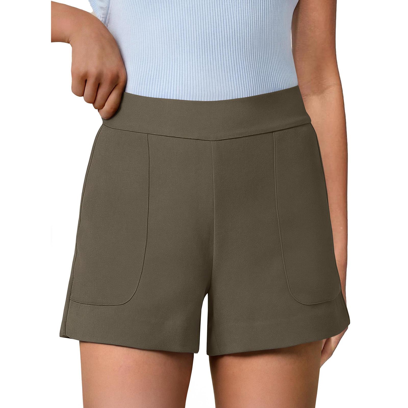 

Summer Shorts For Women Casual High Waist Wide Leg Shorts M