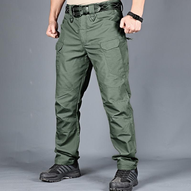 Summer New Mens Tactical Pants Multiple Pocket Elasticity Military Urban Commuter Tacitcal Trousers Men