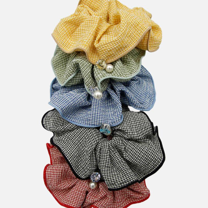 

J.Lauren Kitsch Цветная клетка Скранчи H01421 Blue