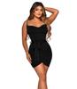 Women's sparkling sleeveless sexy suspender slim short dress