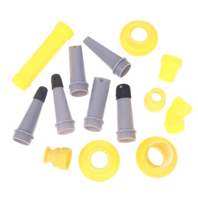 15/18 szt. Zestaw wykańczarek do silikonu Końcówki dysz do silikonu szklarskiego z podstawami łączącymi Zamiennik do łazienki kuchni drzwi