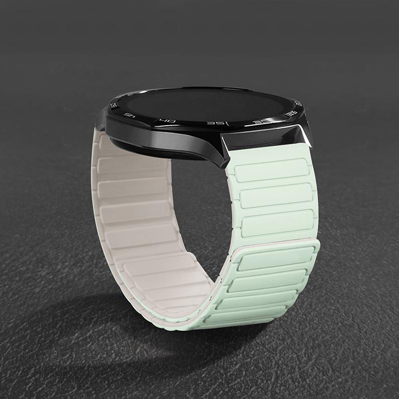 Magnetic silicone Band For Samsung Galaxy Watch 7 FE 6 4 classic 5pro Bracelet correa Huawei watch GT 6 5 4 pro 20mm 22mm straps