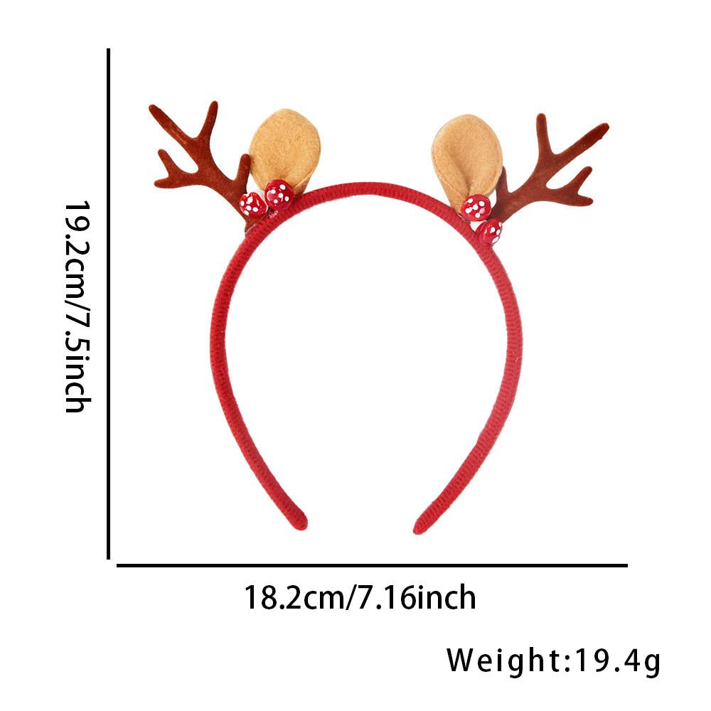 Christmas Party Charming Headband With Adorable Antlers And Design Fun