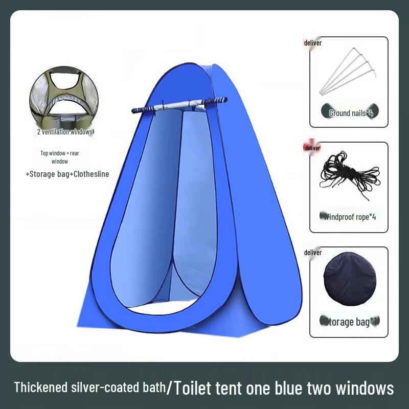 Tragbares Camping-Dusch- und Toilettenzelt - Outdoor-Privatsphäre-Unterstand