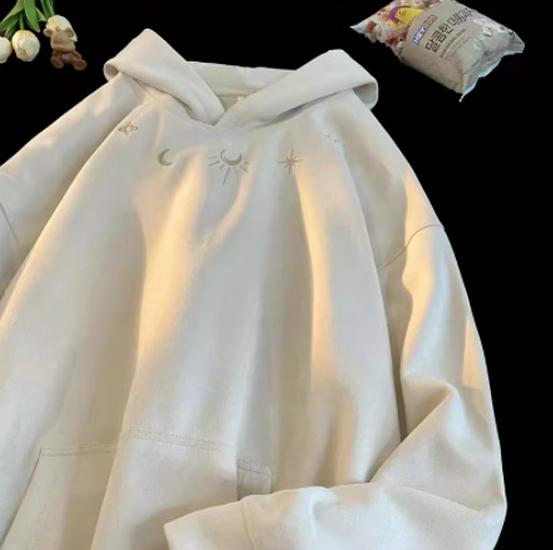 

Мужская толстовка с капюшоном из замши с вышивкой в американском стиле - тяжелая зимняя куртка в стиле ретро XXXL абрикосовый