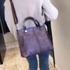 Women's Handbag Elegant Single Shoulder Bag Vintage Solid Color Messenger Bag Simple Versatile Soft Bag
