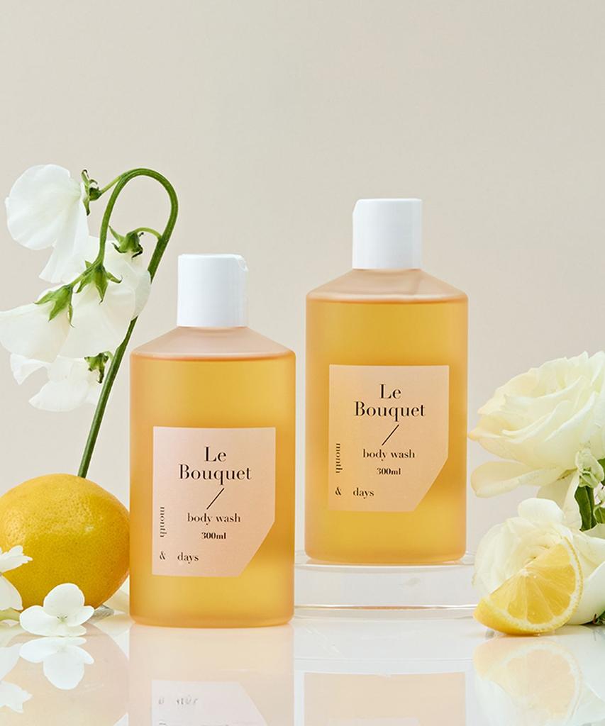 Perfume Care Body Wash Le Bouquet Floral Scent 300ml 2 Pieces