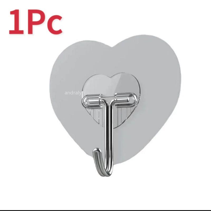 

1-20 шт. прозрачные крючки из нержавеющей стали, прочные самоклеящиеся, вешалка для хранения ключей для кухни, ванной, двери, стены, многофункциональные