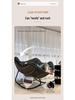 Bird's Nest Recliner: Rocking Leisure Chair and Lazy Sofa for Balcony or Home Use.