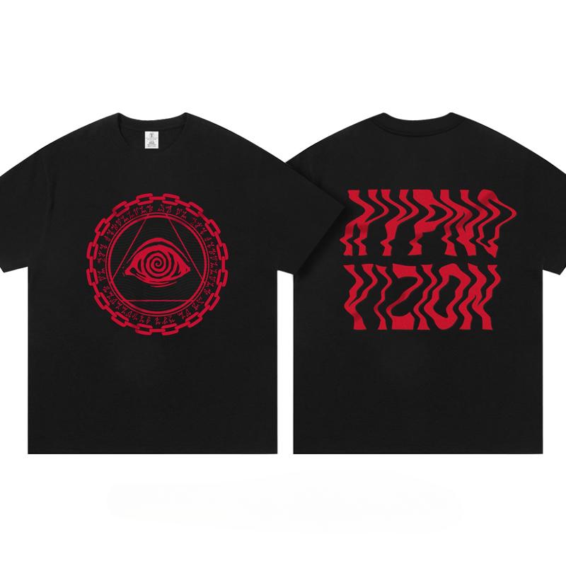 

REZZ Top 100 Dj Clothing Around EDC Wear Футболка с коротким рукавом из чистого хлопка Модная повседневная мужская и женская футболка XXXXXL