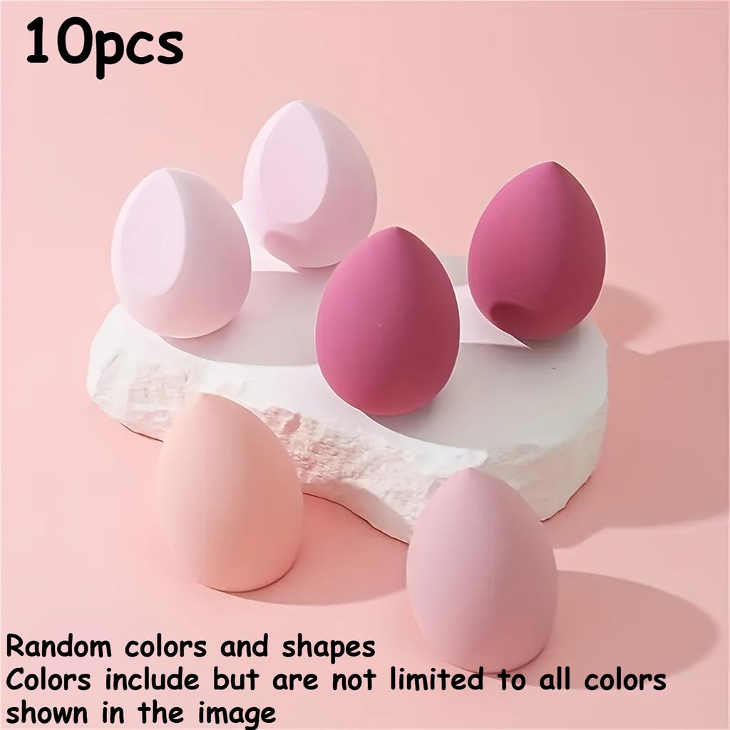 20/10pcs Soft Makeup Sponge, Wet and Dry Use, Non-Latex Sponge Powder Puff, For Liquid Foundation, Cream, Powder, and Foundation