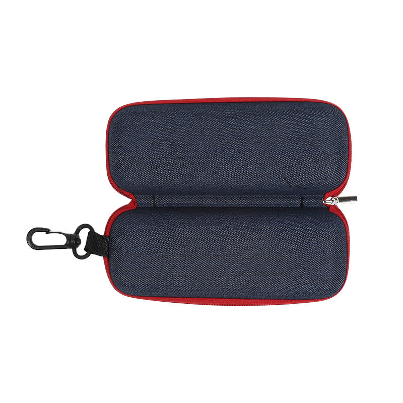 1PC Portable Eyewear Cases Cover Sunglasses Hard Case For Women Men Glasses Box With Lanyard Zipper Eyeglass Cases Protector