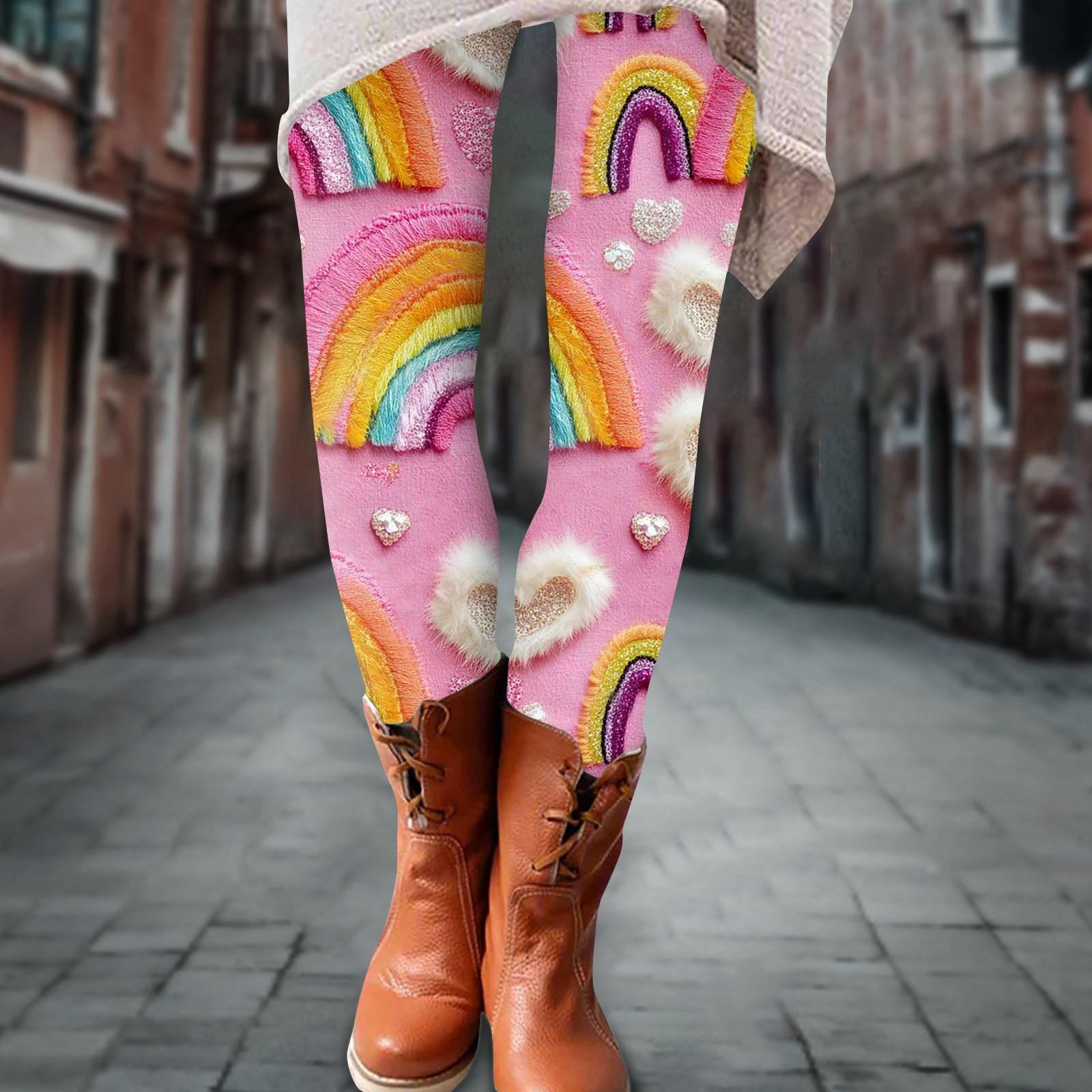 

Женские брюки ко Дню святого Валентина с 3D-принтом, эластичные мягкие леггинсы, повседневные домашние пижамные брюки XL жёлтый