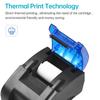 BISOFICE 58MM Desktop Receipt Printer USB+BT 203DPI Direct Thermal Printing Compatible with