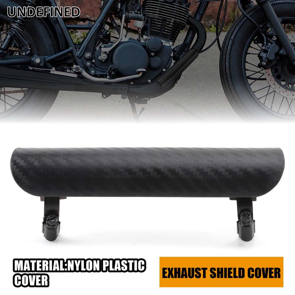 Motorcycle Exhaust Muffler Carbon Fiber Protector Escape Heat Shield Cover Guard Anti-scalding For KAWASAKI Z900 Pit Dirt Bike