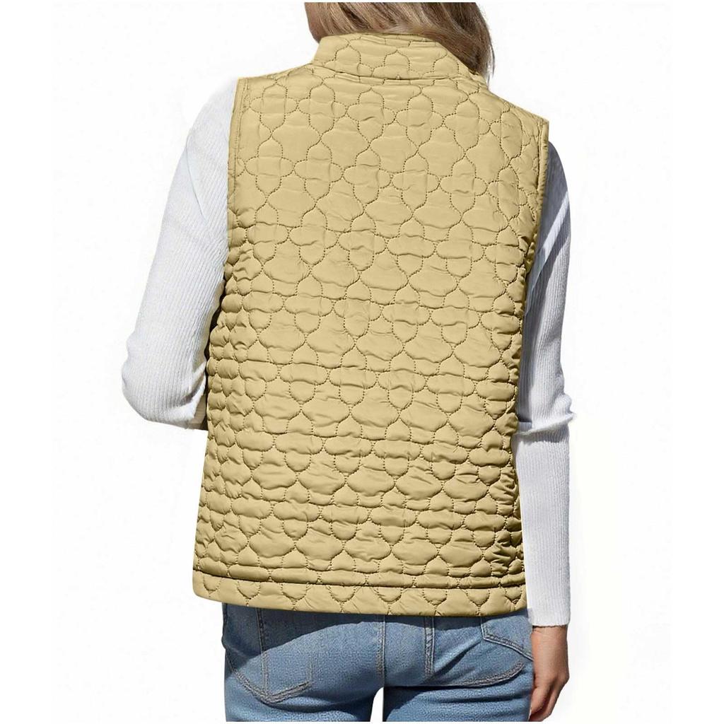 Plaid Fleece Vest For Women Hooded Fall Winter Fuzzy Thermal Warm Sleeveless Jacket Trendy Outwear