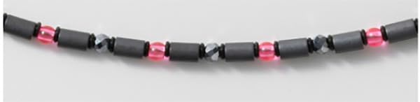 ON4 Certified Medical Device Magnetic Sport ON4 Clear 60cm Necklace, Type, TYPE-C, Pink,