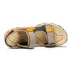 Mode Goldener Setzling Sommer Strandschuhe Atmungsaktive Herrensandalen Retro Lässige Flats Freizeit Sandale für Herren Leichter Outdoor-Schuh