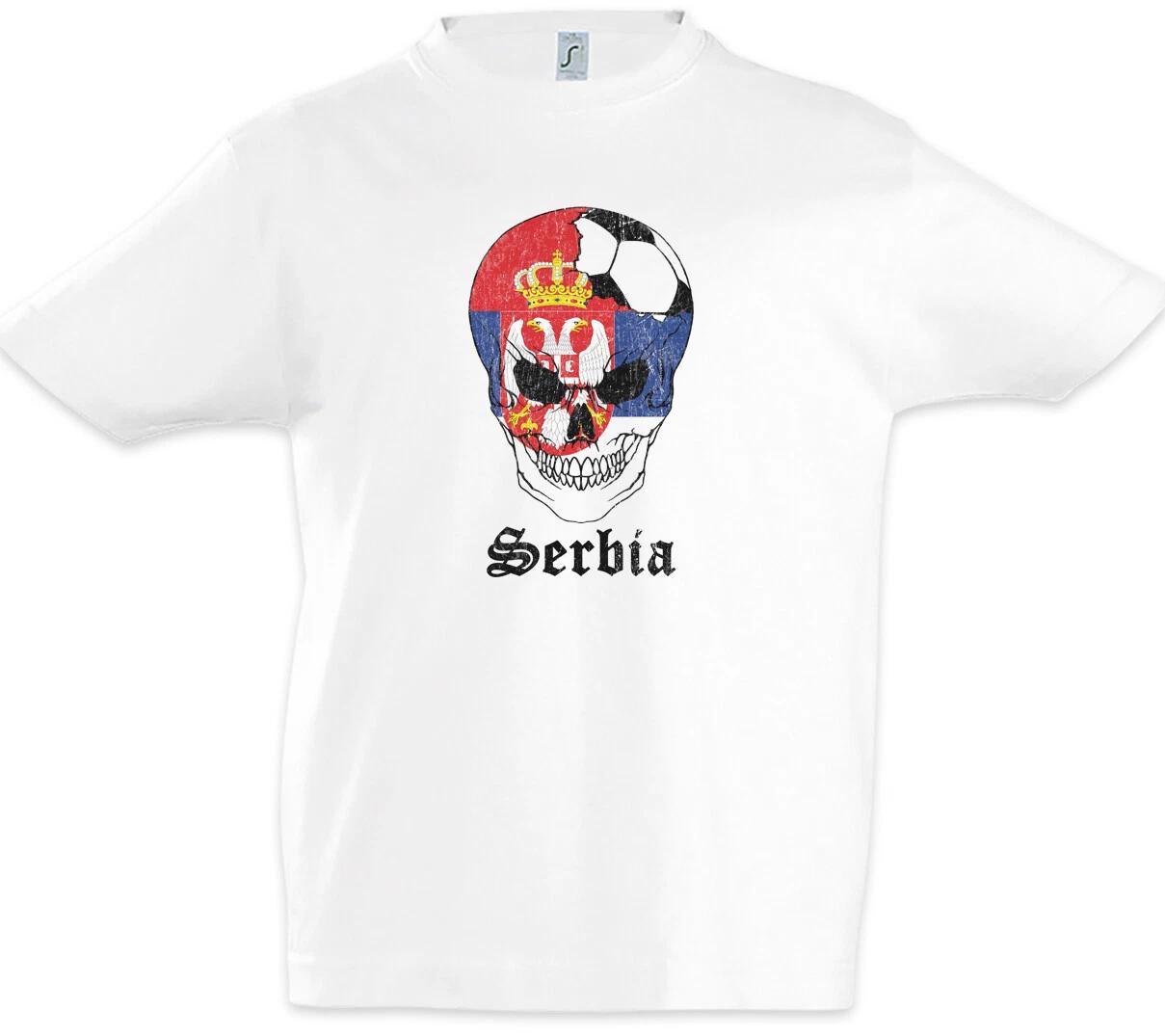 Serbia Football Comet Kids Boys kids boys T-Shirt Serbian Flag Football Serbia 140