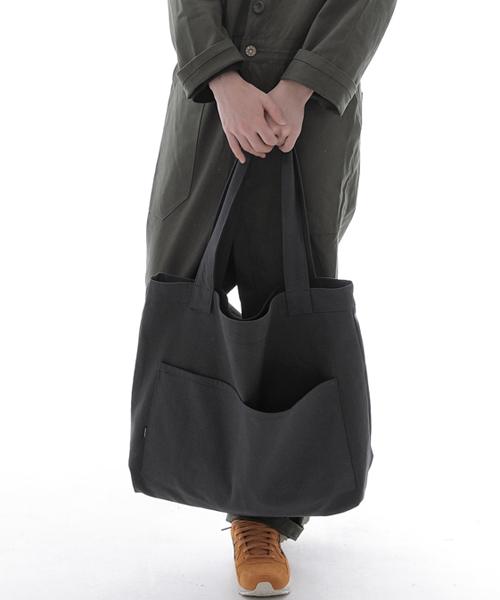 Saintcrew Pentagon Pocket Big Size Eco Bag Pp-108 Charcoal