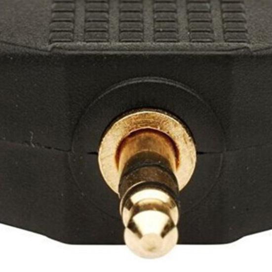 Audio Cord Adapter Portable Audio Devices Connecting Compact 3.5mm 1 To 2 Audio Y Splitter for Couples