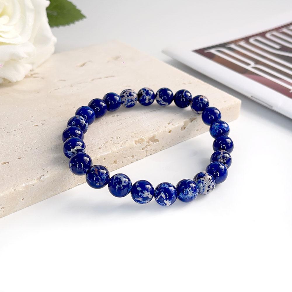 Wholesale 8 Mm Charm Beaded Bracelet Natural Stone Bracelet Crystal Bracelet Natural Stone Beaded Bracelet