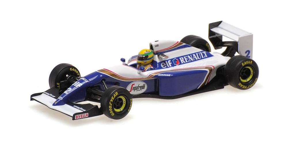 Model Art MINICHAMPS Williams Renault FW16 Ayrton Senna Brazilian GP 1994 Finished Model 540946402 Paul's 1/64