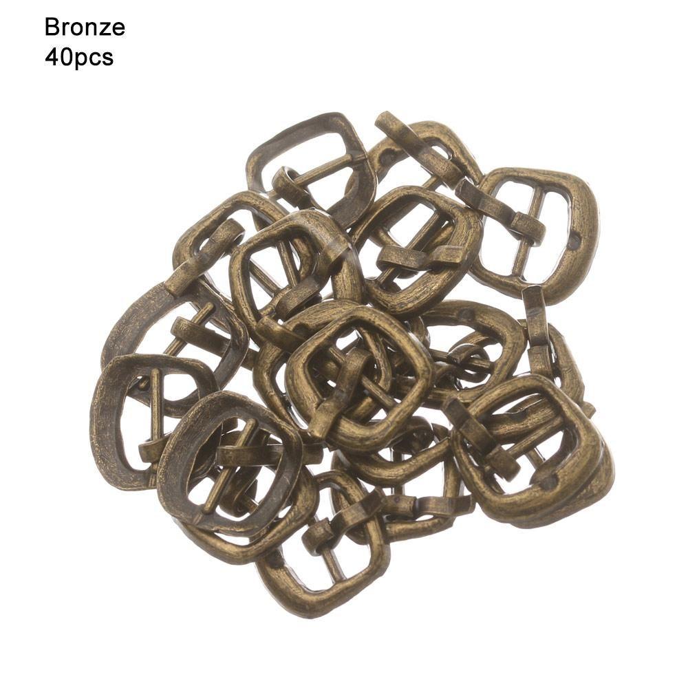 20/40pcs Newest 4 Colors  Tri-glide Buckle Belt Buttons Diy Dolls Buckles  Bags Accessories