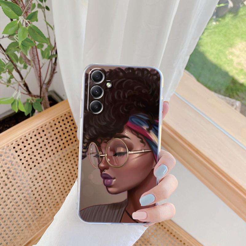 

Мягкий прозрачный силиконовый чехол для девушки для Xiaomi Redmi Note 13 Pro 13C Poco Samsung A35 A55 M35 S24 Huawei Honor 200 iPhone Camera Защитный противоударный чехол Samsung Galaxy S20 FE