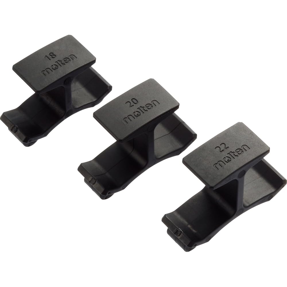Molten Dolphin F Flip Grip Set Soccer Referee Whistle RA0070-KS Black