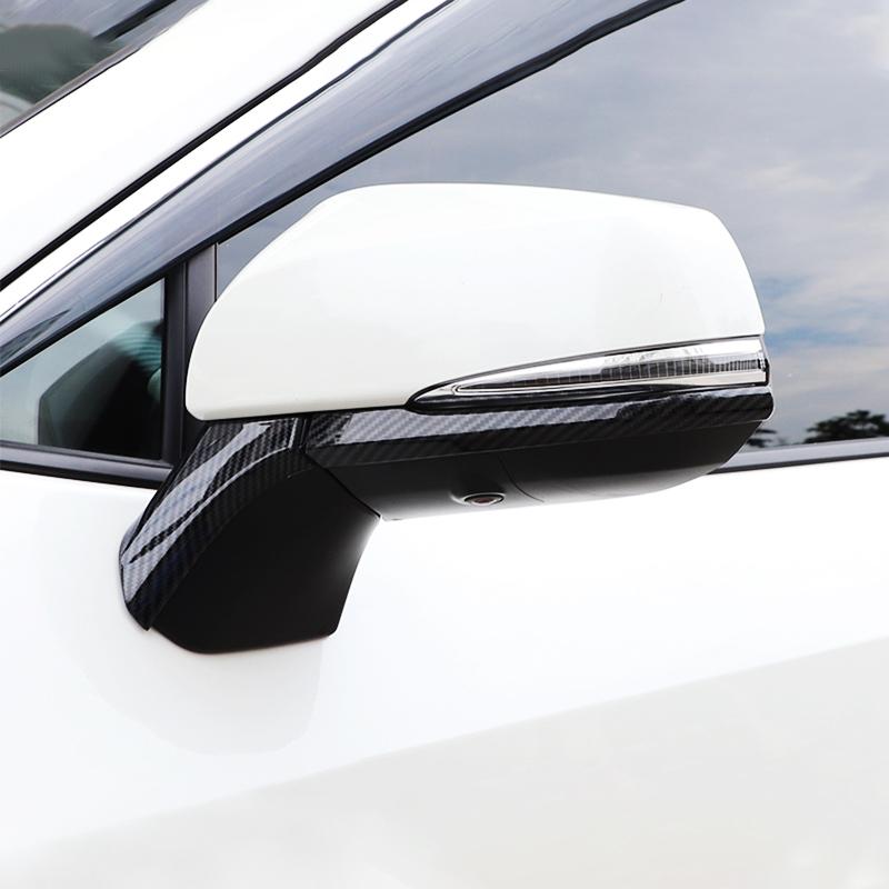 For Toyota RAV4 XA50      2024 2025 RAV 4 Hybrid ABS Car Rearview Mirror Side Molding Trim Cover Stickers