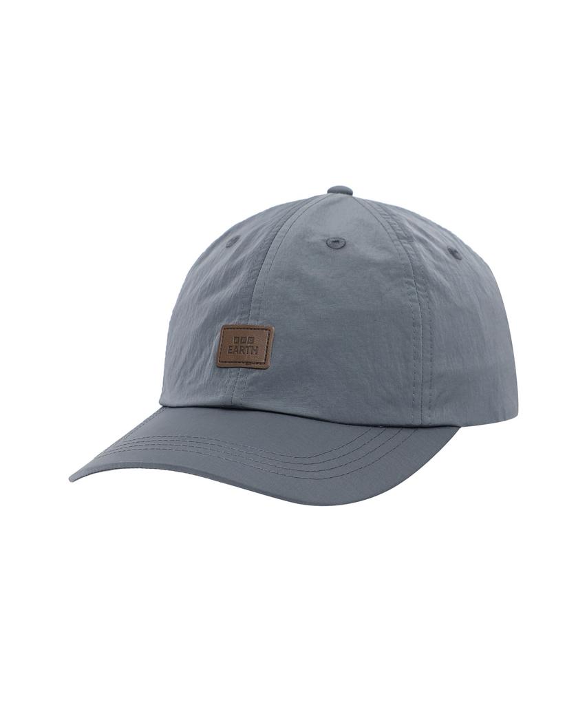 BBC EARTH Leather Logo Ball Cap Ash Blue