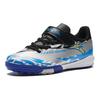 Anta Kinder Synthetisches Leder Bequem Lässig Rutschfest Abriebfest Low-Top Fußballschuhe Kinder Fußballschuhe Silber Blau Schwarz 312422222-3