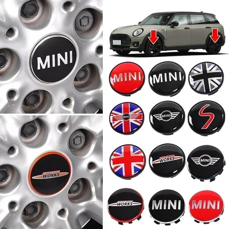 4 Pezzi 54mm 56mm Coprimozzo Centrale per Cerchi in Lega Auto Copricerchio Per bmw Mini Cooper S JCW One R56 R60 F54 F55 F56 F60 Clubman Countryman