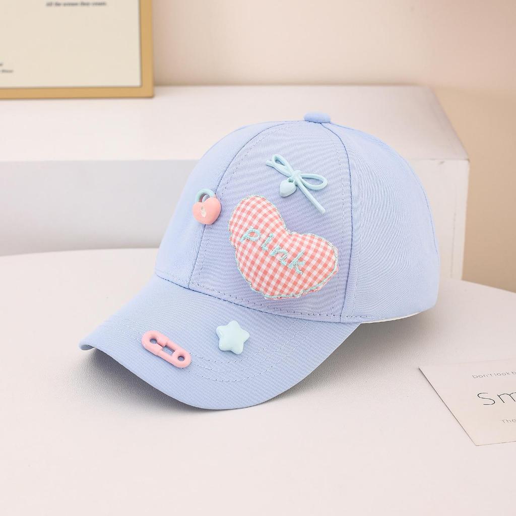 2025 Fashion Kids' Sun Protection Baseball Cap with Cartoon Duckbill Design for Spring & Autumn