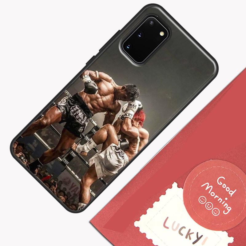 Muay Thai Kickboxing Fight Phone Case For Samsung Galaxy S25 S26 Ultra S20 S21 S22 S23 S24 Plus S9 S10 S25 FE Cover Shell