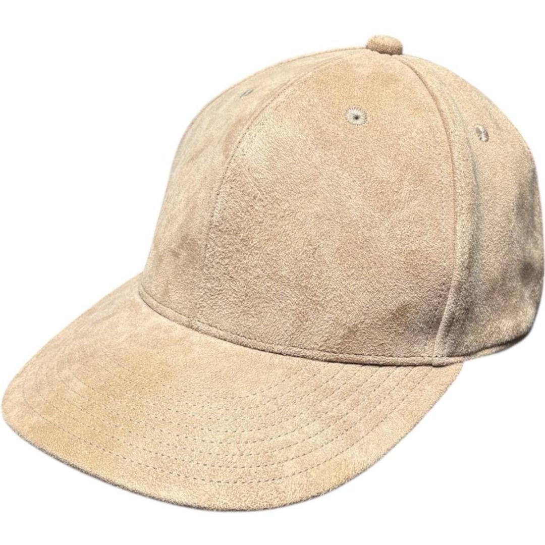Used Good Condition Takayuki Kijima Goat Leather Suede Baseball Cap Beige 2