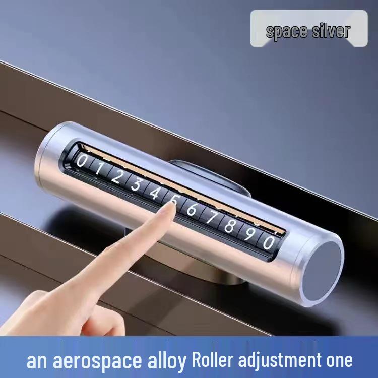 Multi-Functional Car Phone Number Plate with Night Vision for Temporary Parking