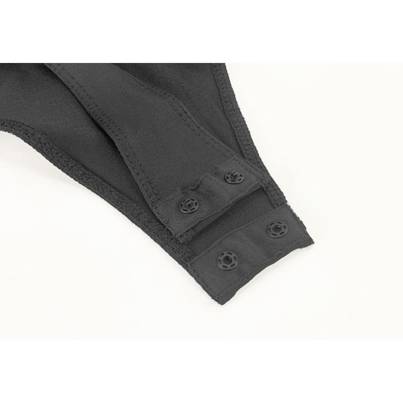 GMXIA Summer Women's Sexy Tight Square Collar Short Sleeve Jumpsuit