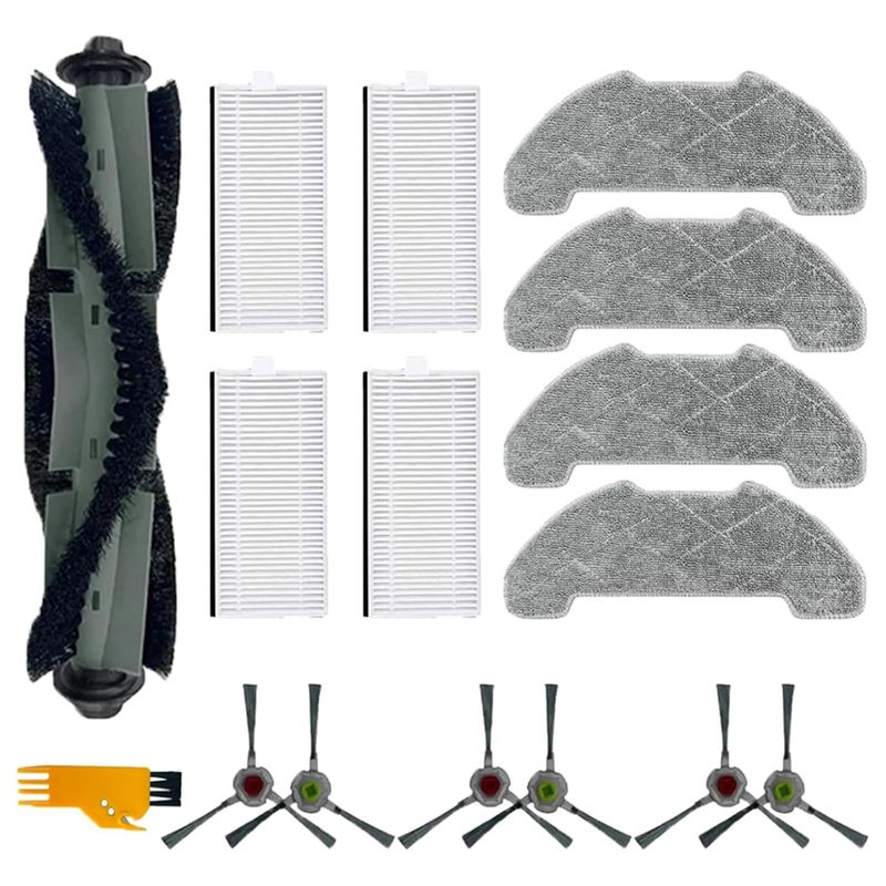 

AEE4-For Airrobo P30 Robot Vacuum Cleaner Mian Side Brush Hepa Filter Mop Cloth Replacement Parts Accessories