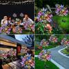 Waterproof Solar  Butterfly Lawn Light Simulation Flower Landscape Lawn Lamp  Outdoor