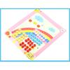 10pcs/lot Button Stickers Kids DIY Drawing Toys Handmade Student Art Class Painting Craft Children Early Educational Game TMZ